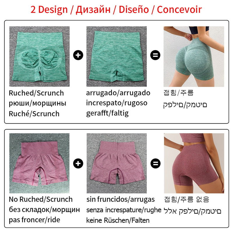 Shorts de levantamento de bumbum para mulheres, cintura alta, controle de barriga