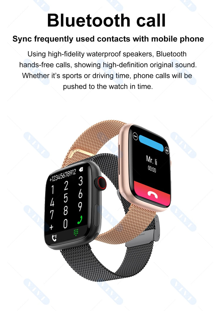 Novo relógio inteligente smartwatch com modelos com 1, 2,3 ou 6 pulseiras