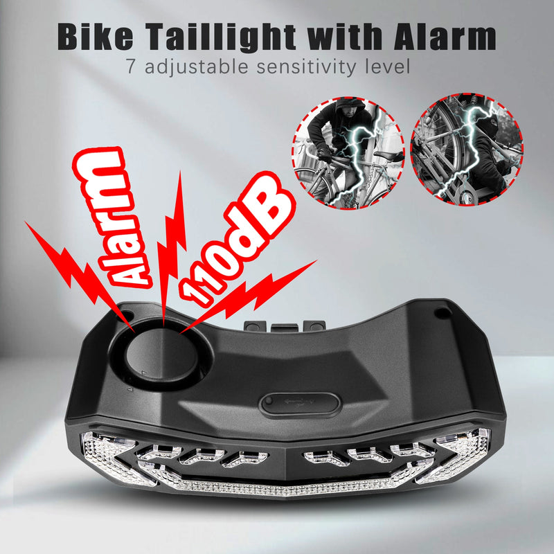 Wsdcam alarme de bicicleta anti-roubo impermeável bicicleta elétrica carro veículo alarme de segurança sensível lembrar vibração alarme da motocicleta
