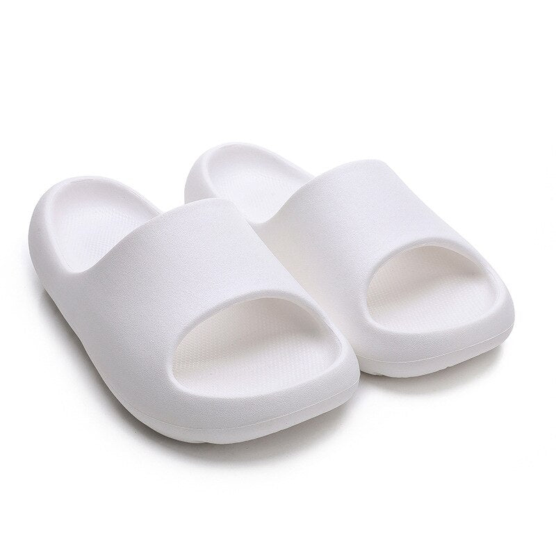 Flip flops sandálias femininas e masculina antiderrapante, chinelo nuvem